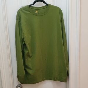 Carhartt Green Long Sleeve Tee Classic Design